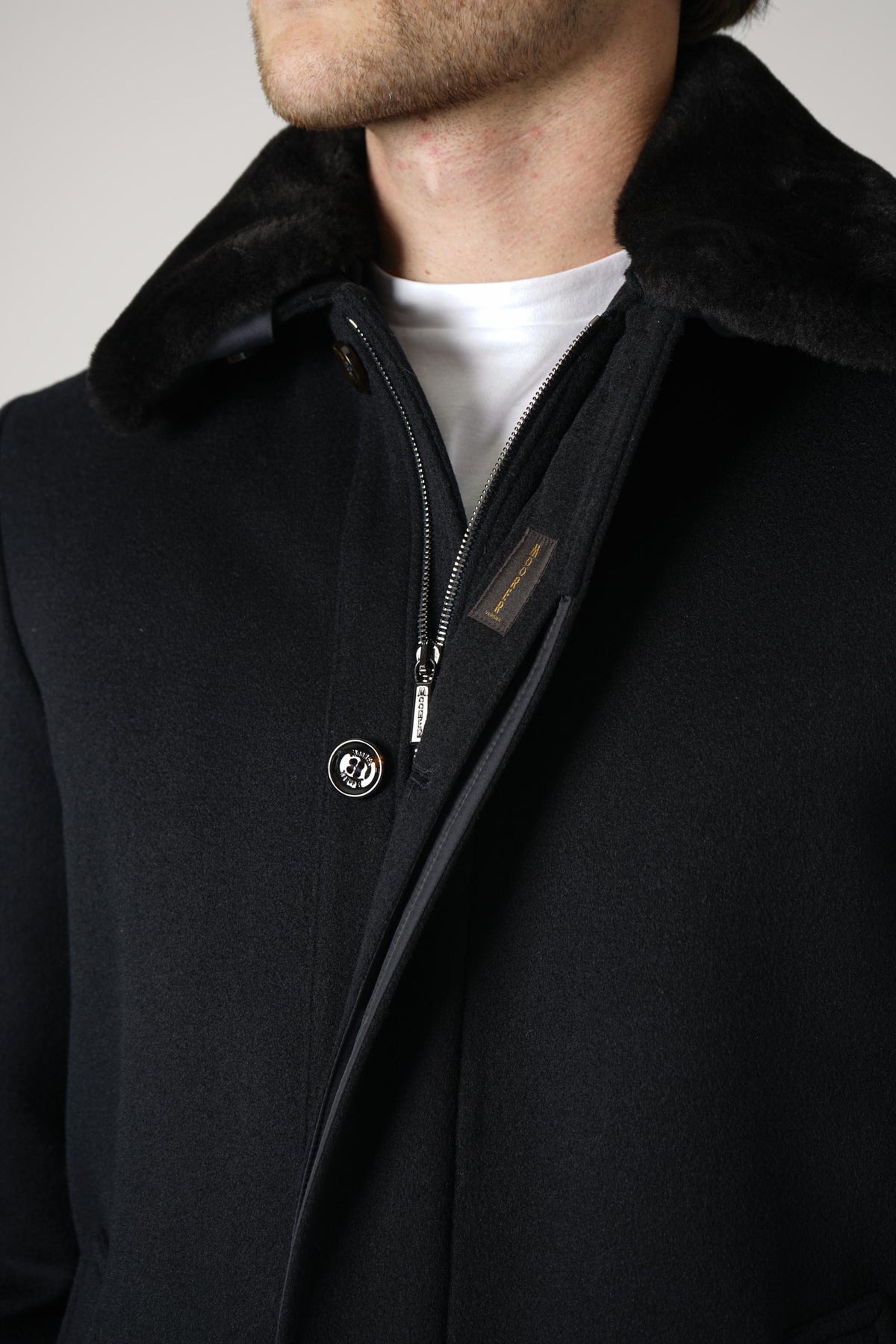 MooRER Simmons Jacket – Navy