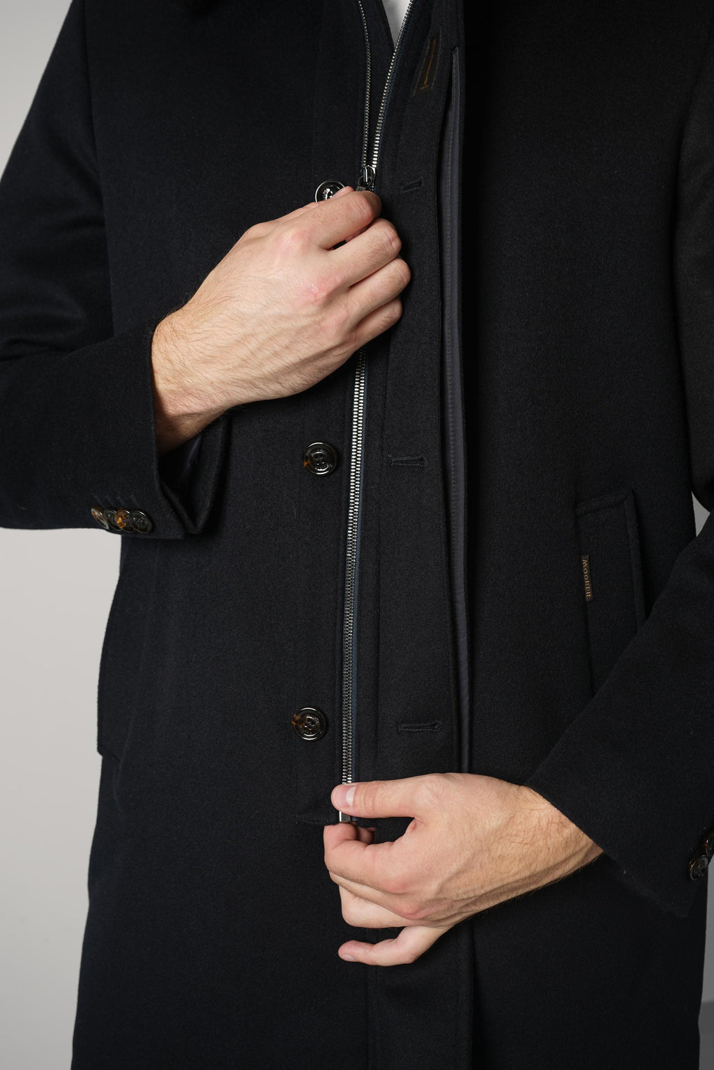 MooRER Simmons Jacket – Navy