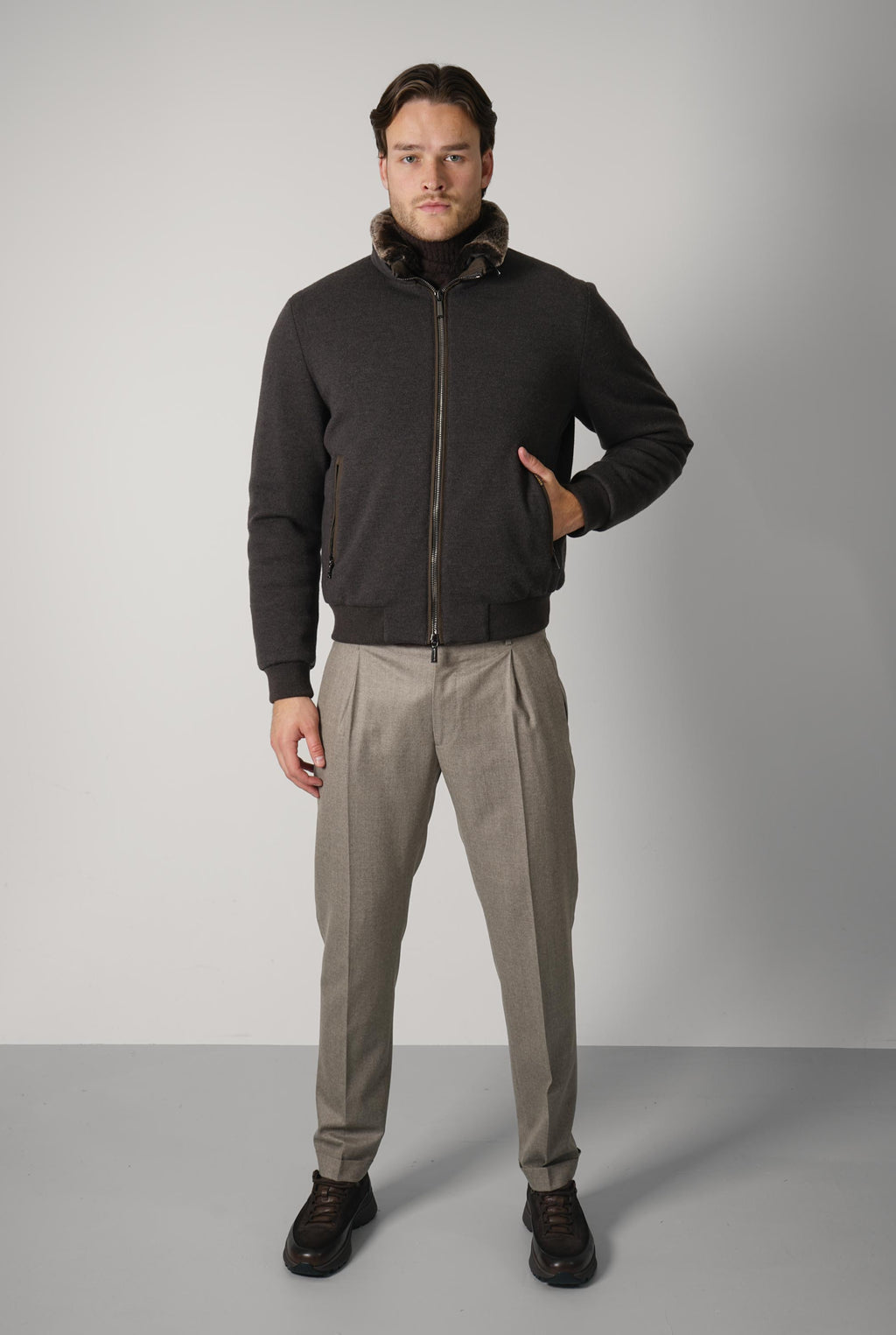 MooRER Bellati Jacket – Brown
