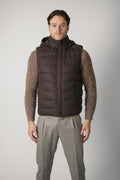 Maurizio Baldasarri San Siro Real Goose Down Vest – Turkish Coffee