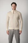 Maurizio Baldassari Little Bear Zipped Overshirt – Angora