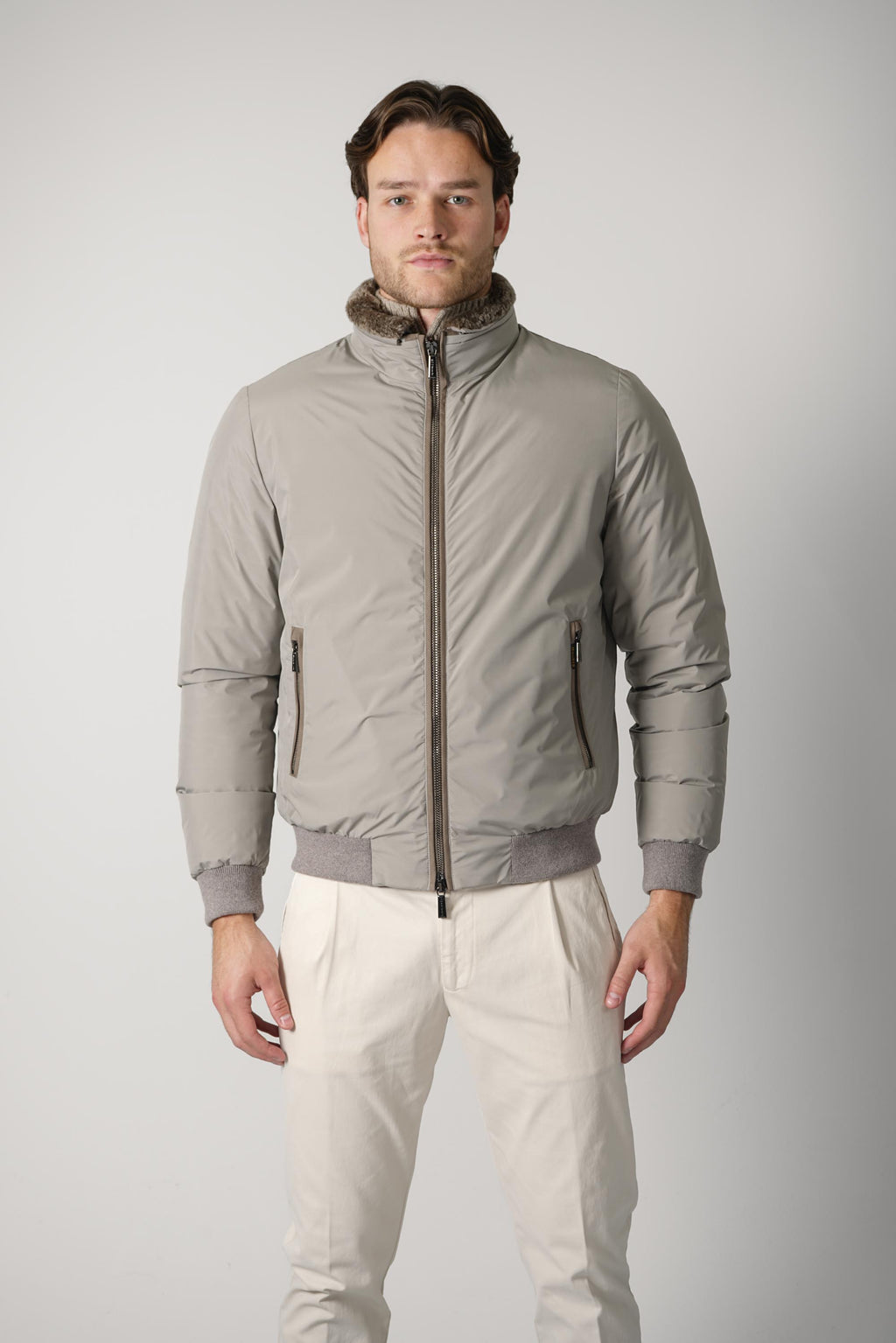 MooRER Bellati Jacket – Marmo