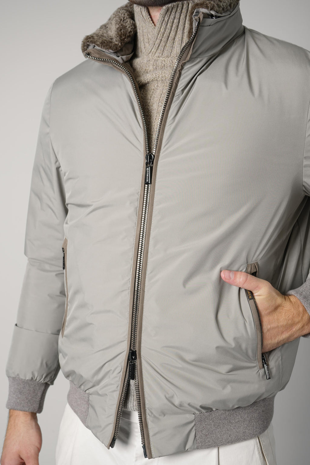 MooRER Bellati Jacket – Marmo