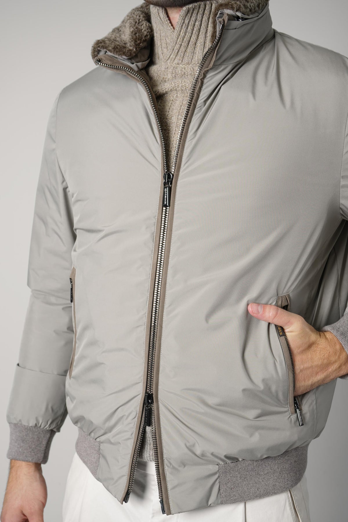 MooRER Bellati Jacket – Marmo