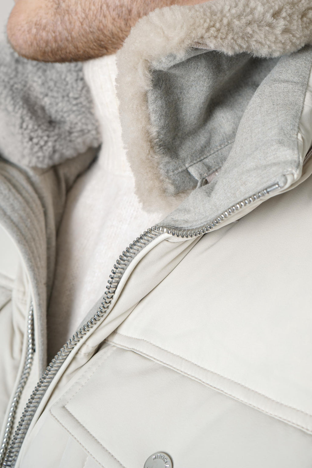 MooRER Alarick Jacket – Ivory
