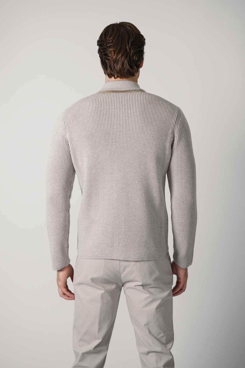 Maurizio Baldassari Light Brenta Overshirt – Light Pearl Grey