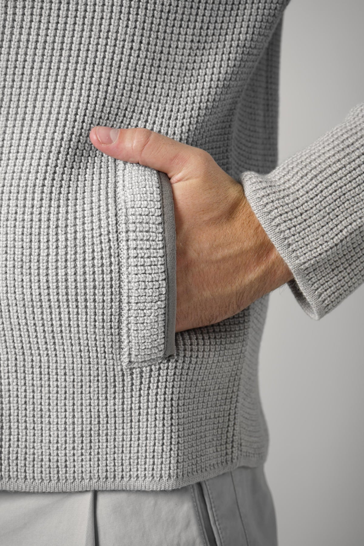 Maurizio Baldassari Light Brenta Overshirt – Light Pearl Grey