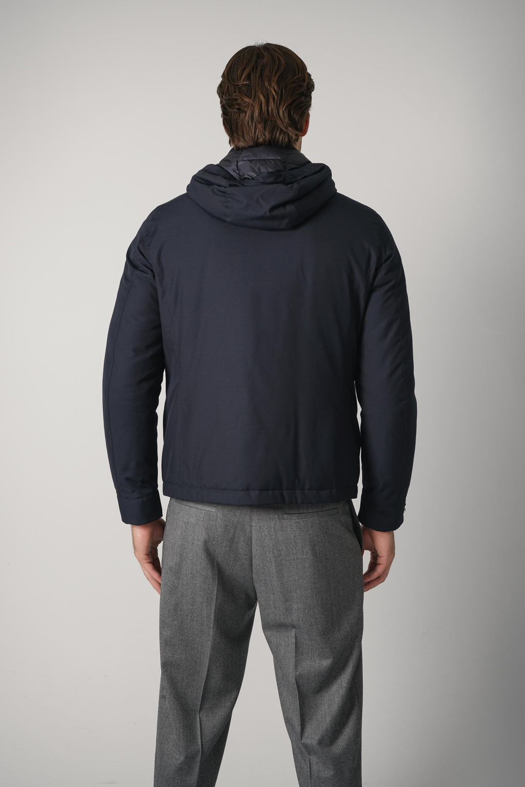 MooRER Albini Jacket – Dark Blue