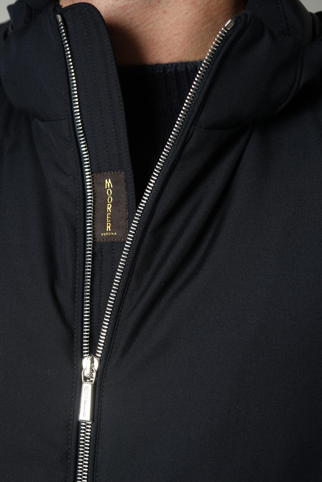 MooRER Albini Jacket – Dark Blue