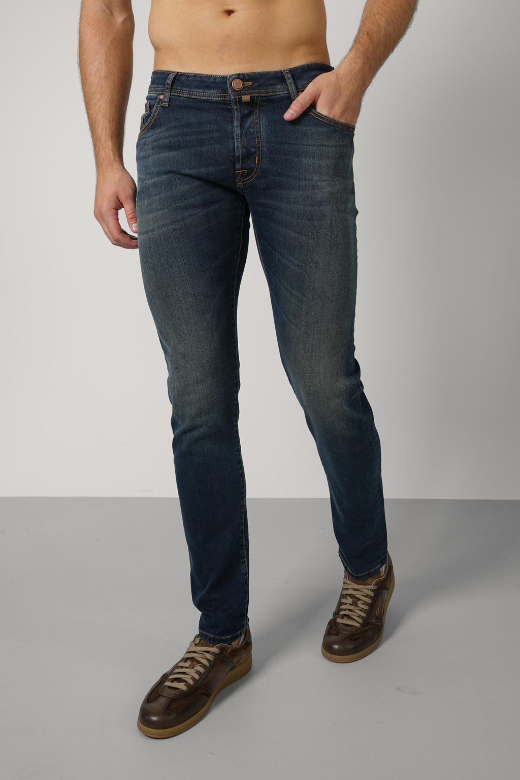 Jacob Cohën Nick Slim 5-Pocket Super Slim Fit Jeans – 100D (S3624 V1)