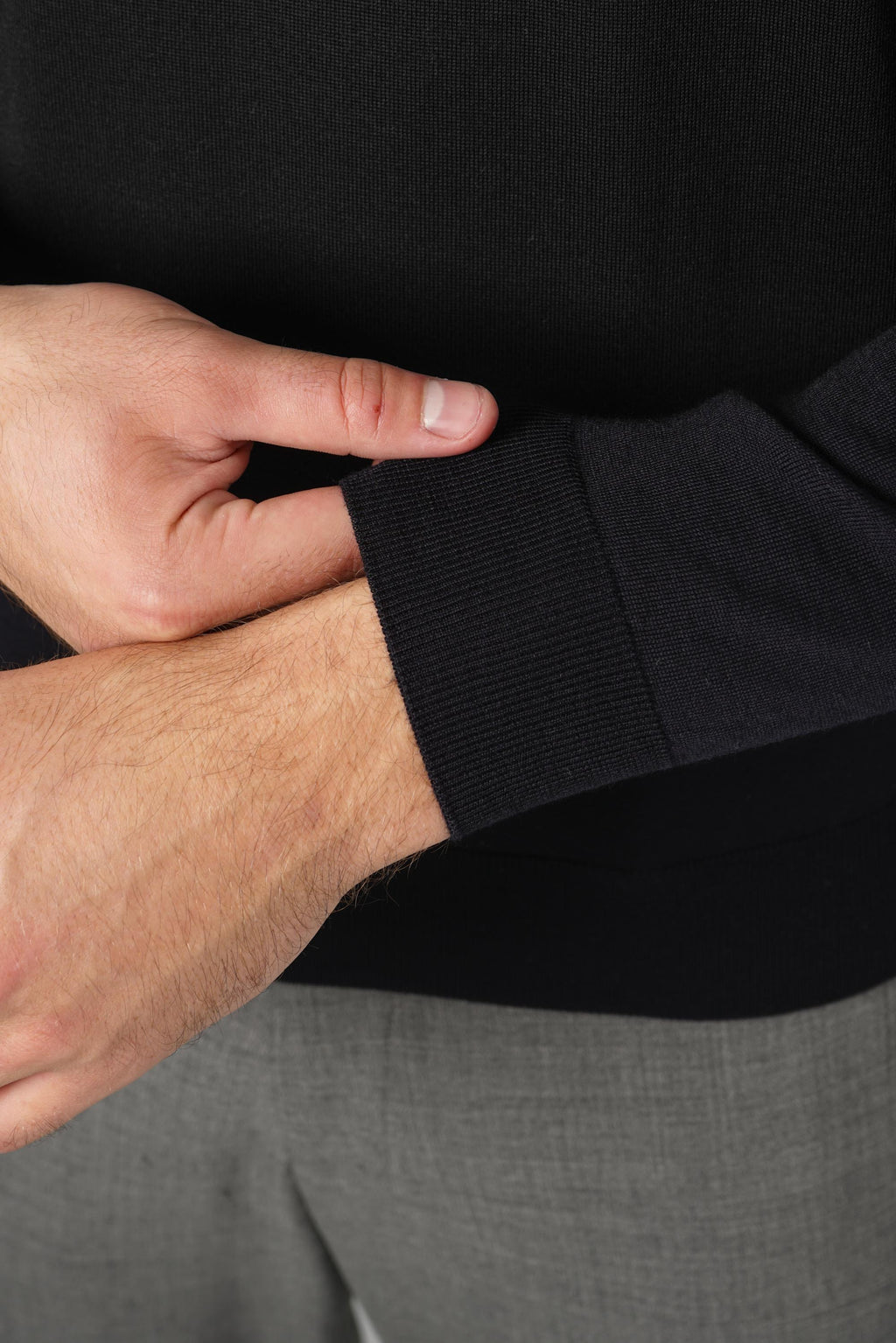 Filippo De Laurentiis Polo Zip ML RM16R – Navy