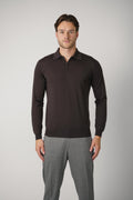 Filippo De Laurentiis Polo Zip ML RM16R – Caffè