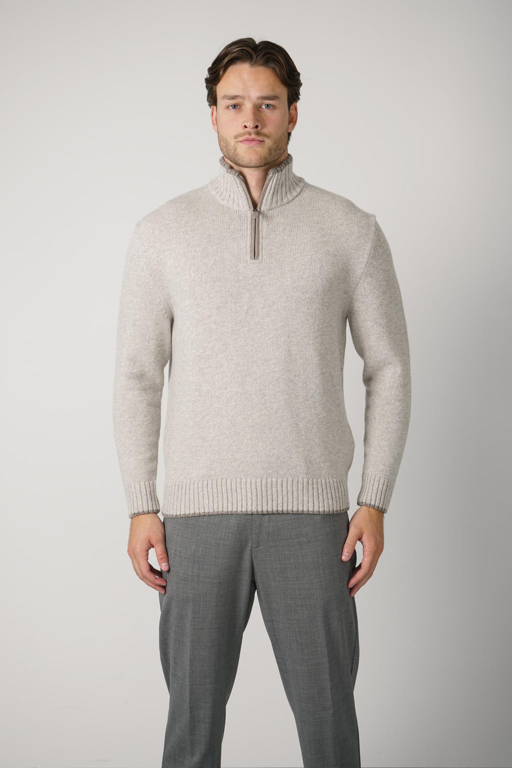 Paul & Shark Cashmere Wool Blend Half Zip Sweater – 097