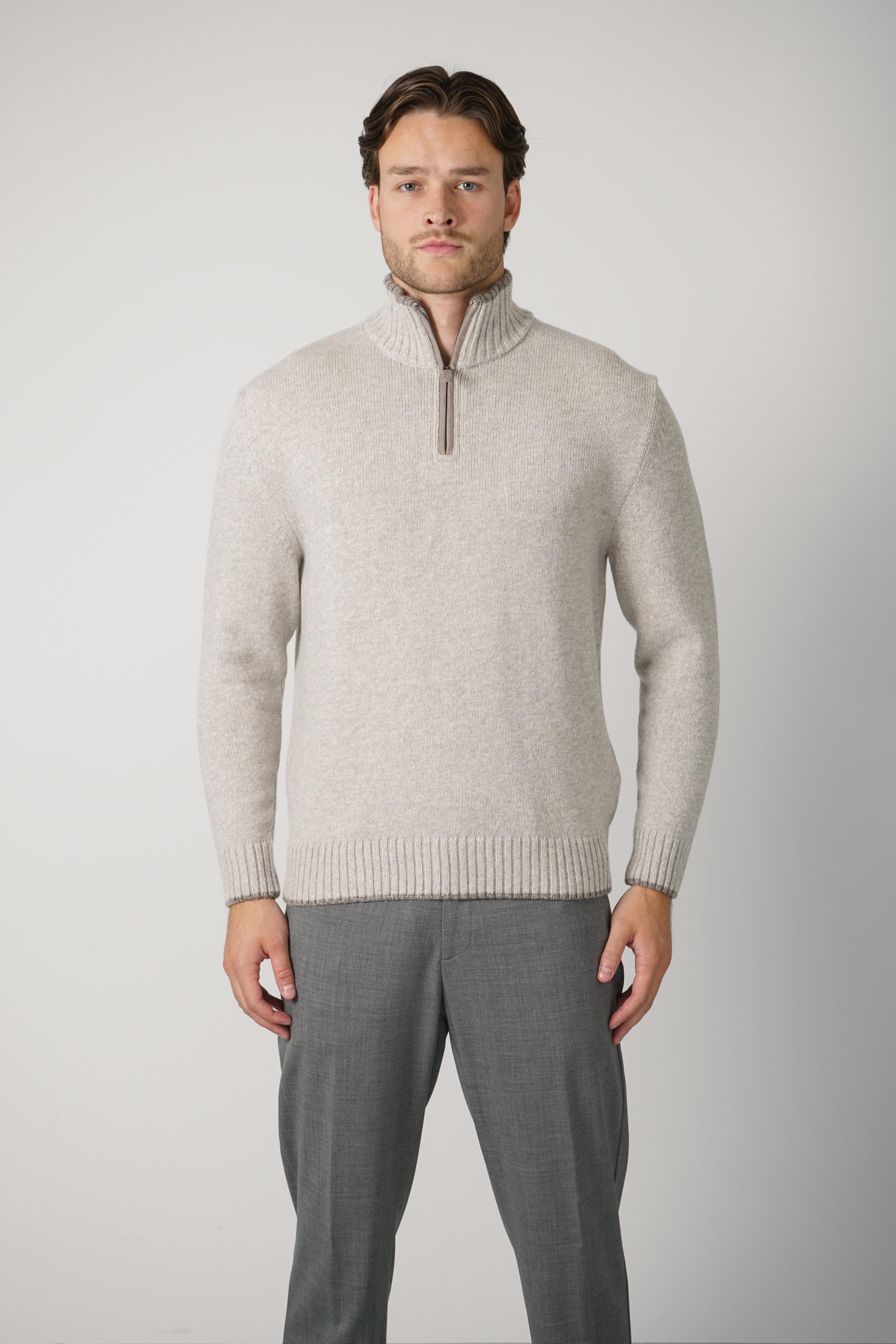 Paul & Shark Cashmere Wool Blend Half Zip Sweater – 097