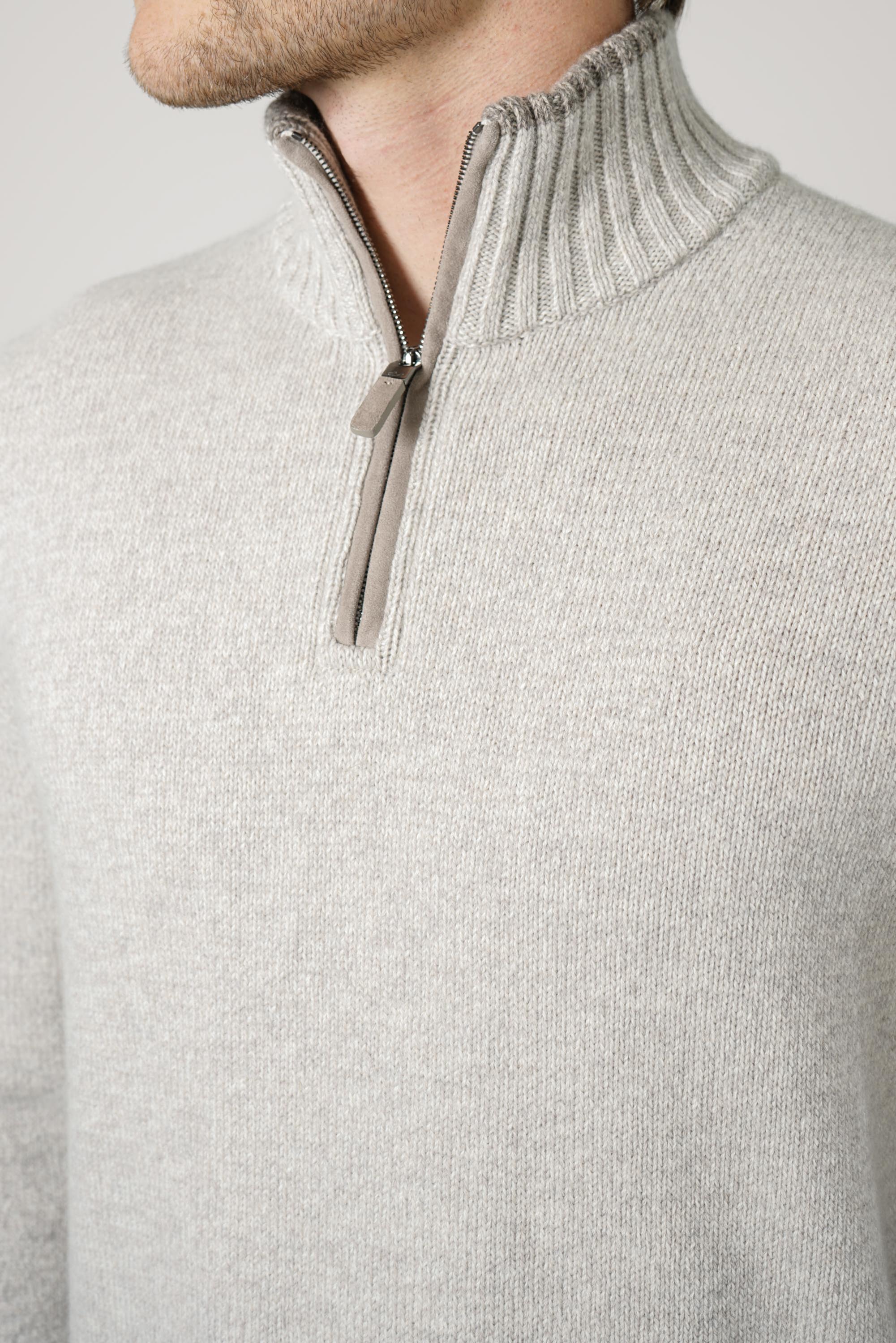 Paul & Shark Cashmere Wool Blend Half Zip Sweater – 097