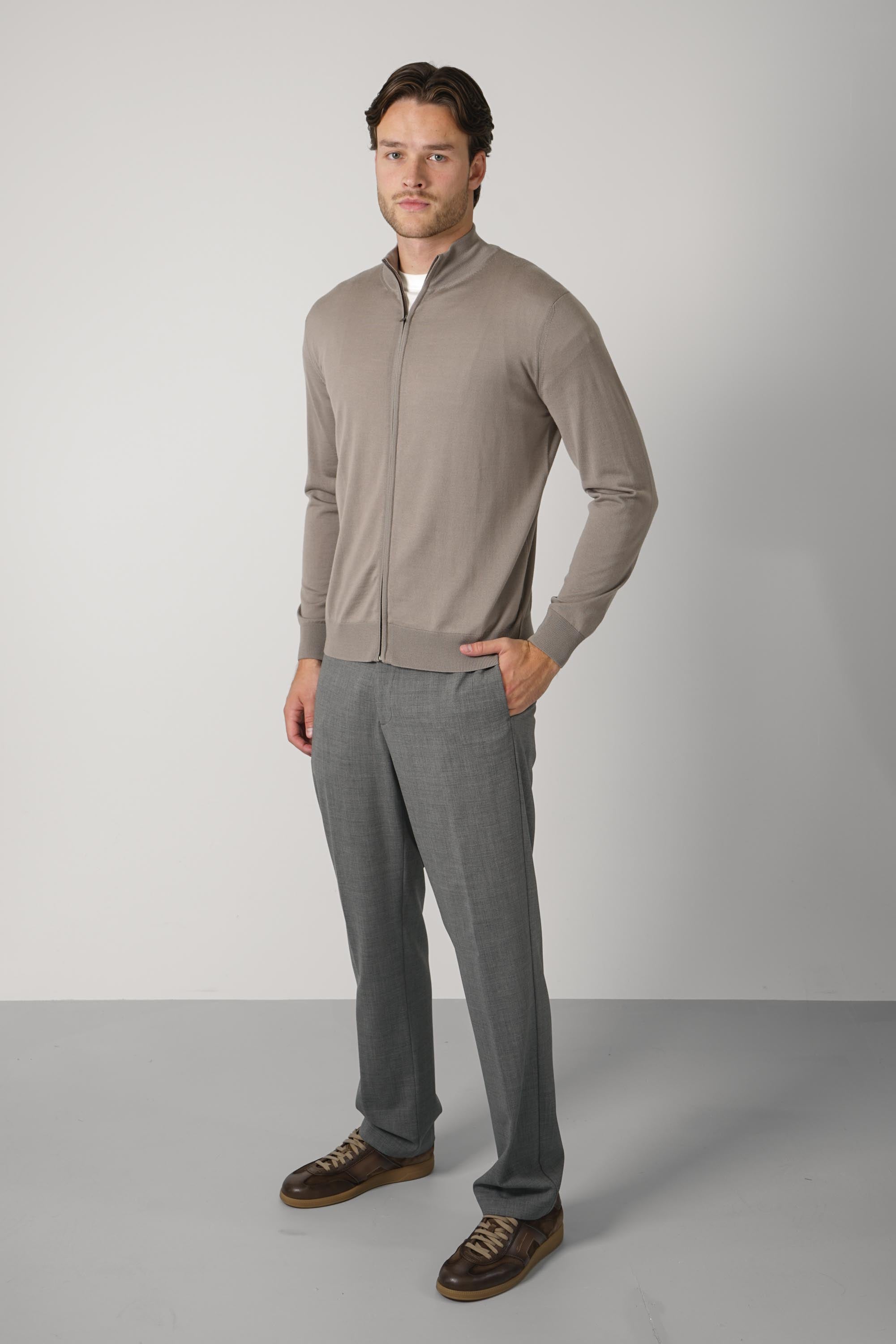 Filippo De Laurentiis Fullzip ML RM16R – Fango