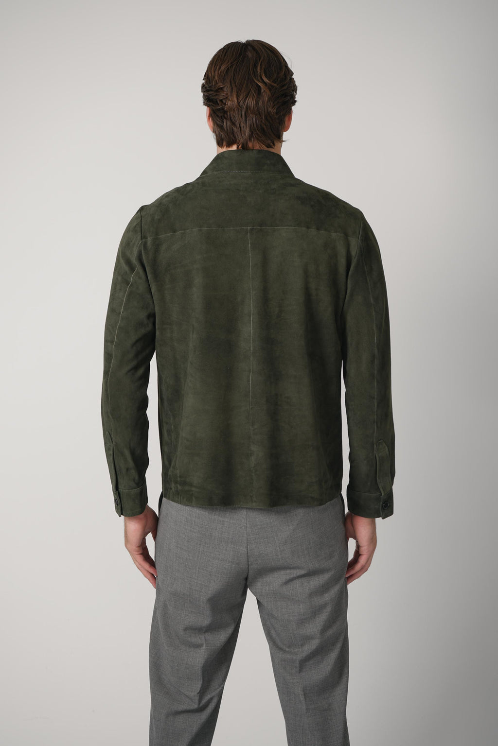 Arma Dino Lamb Suede – Dark Green