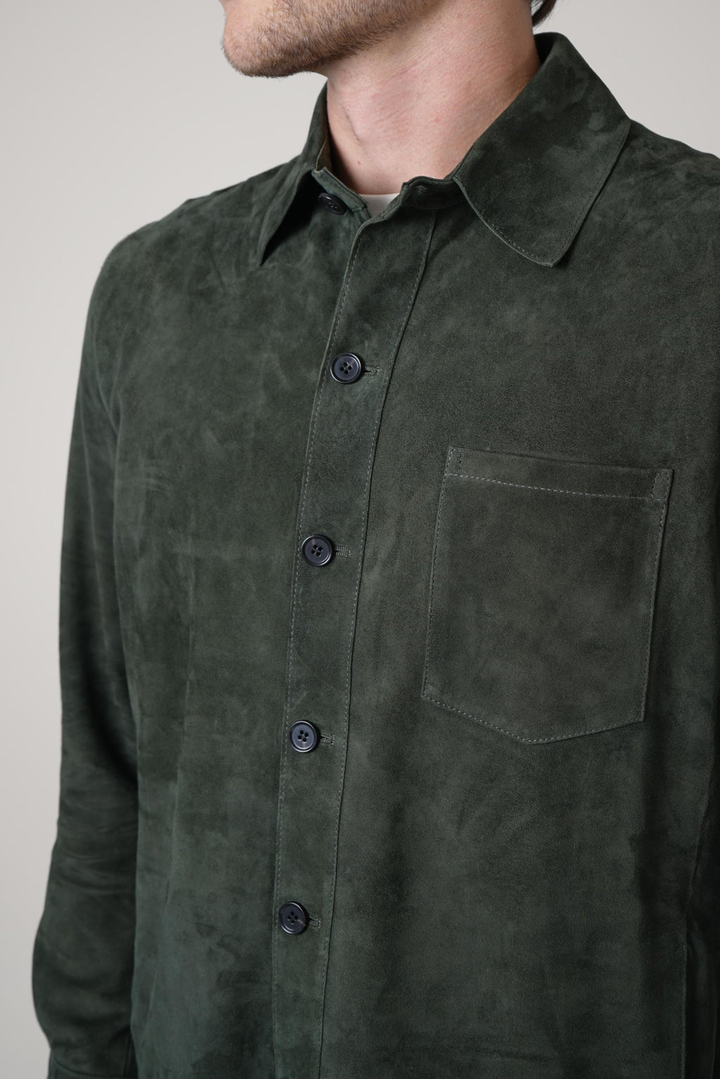 Arma Dino Lamb Suede – Dark Green