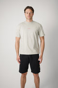 2100001 Stone Island Oversized Front/Back Logo T-Shirt Grey