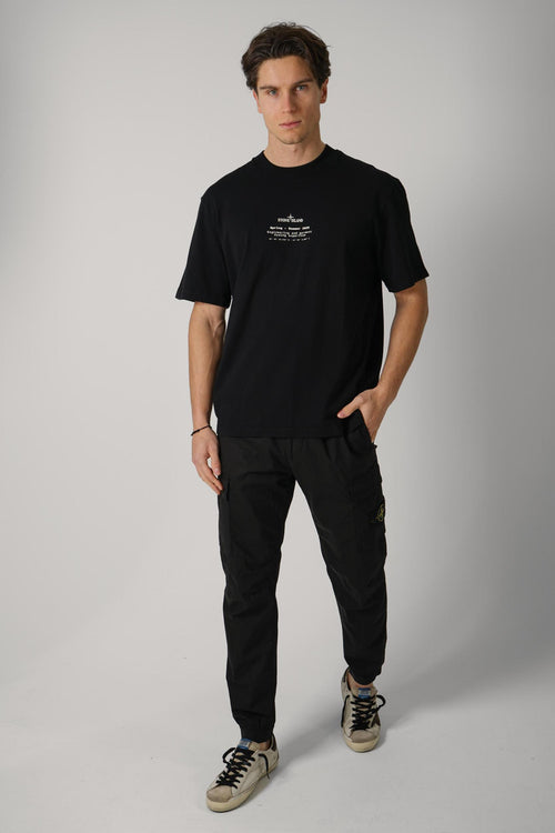 2100001 Stone Island Spring Summer Tee Black