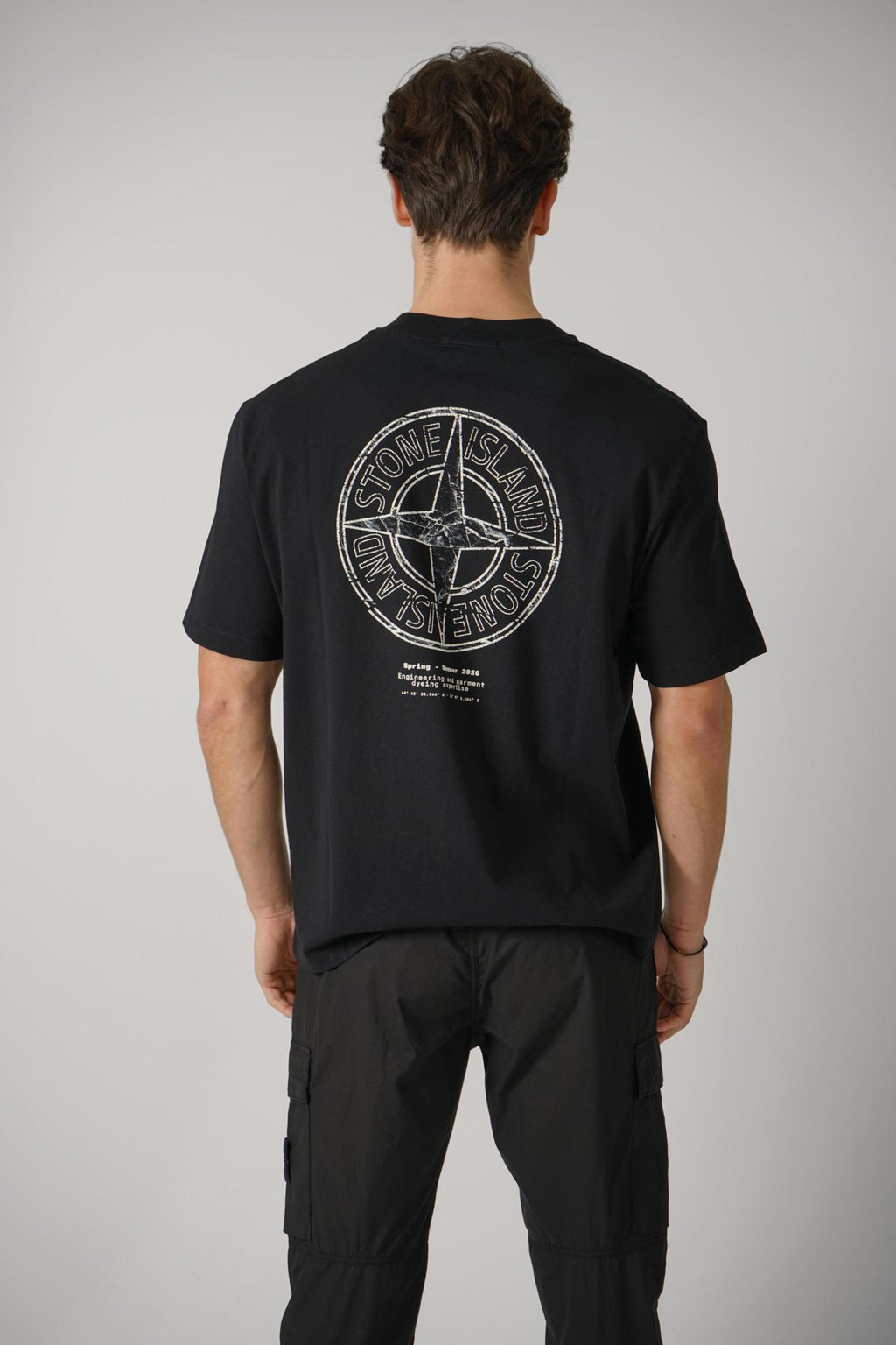 2100001 Stone Island Spring Summer Tee Black