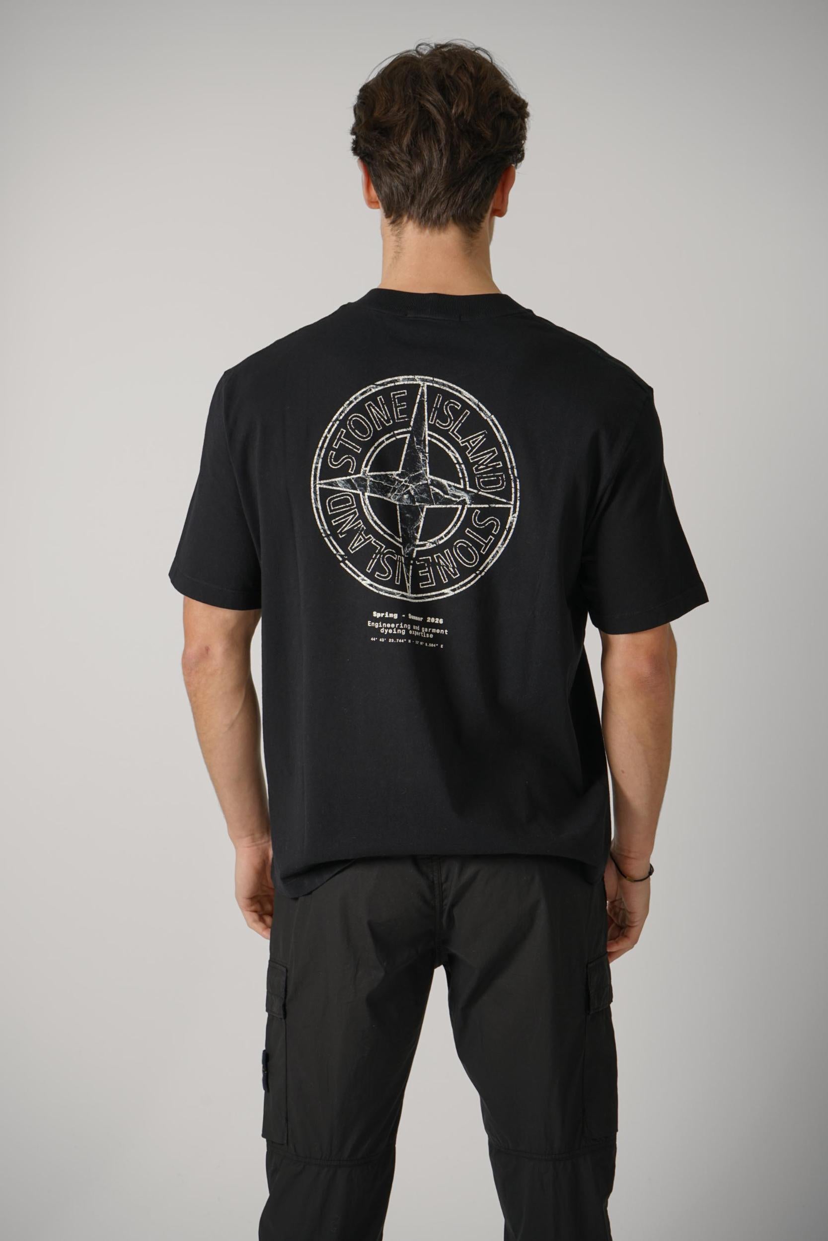 2100001 Stone Island Spring Summer Tee Black
