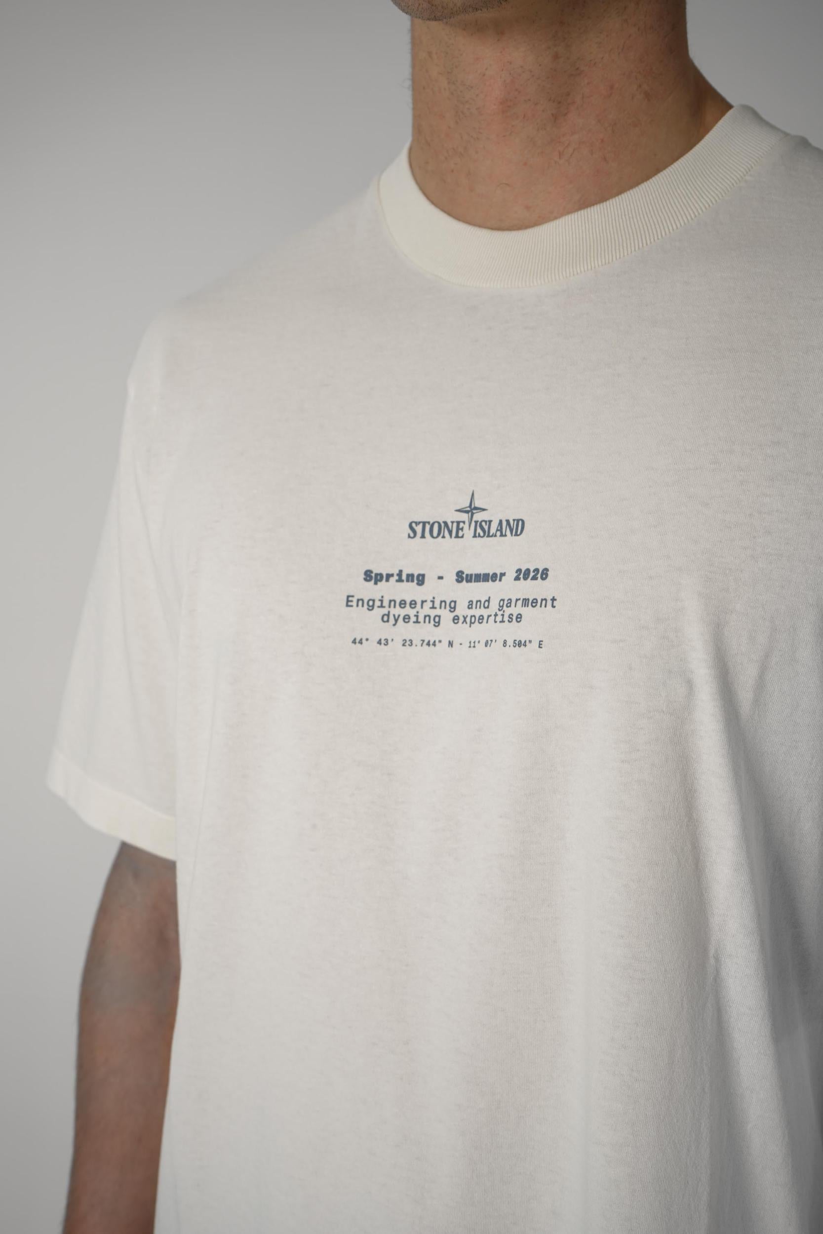 2100001 Stone Island Spring Summer Tee Creme