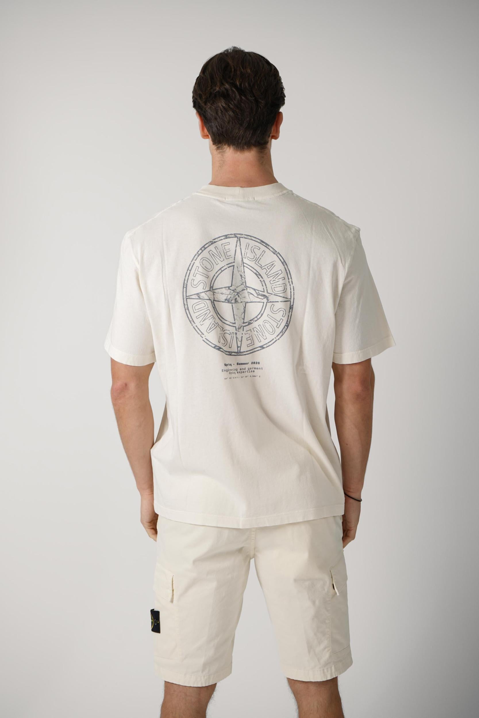 2100001 Stone Island Spring Summer Tee Creme