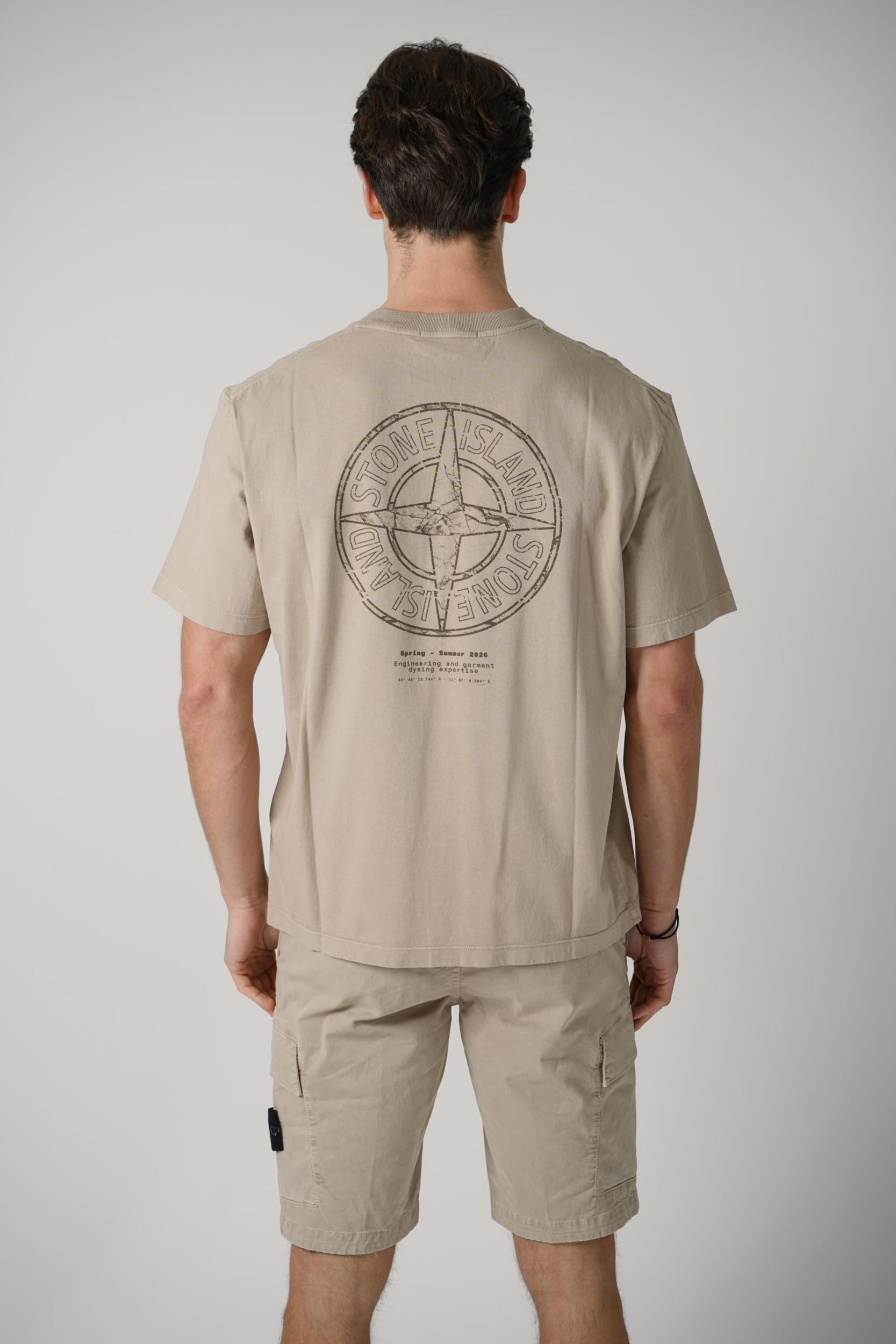2100001 Stone Island Spring Summer Tee Desert