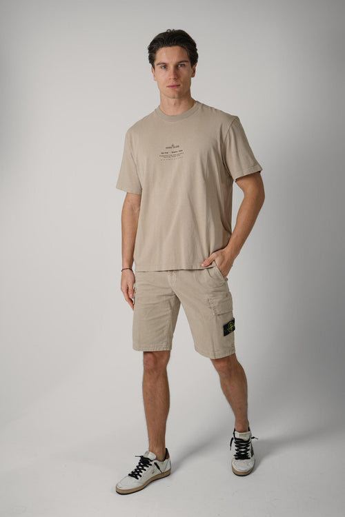 2100001 Stone Island Spring Summer Tee Desert