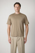 2100010 Stone Island Stellina Front Star Logo T-Shirt Beige/Taupe