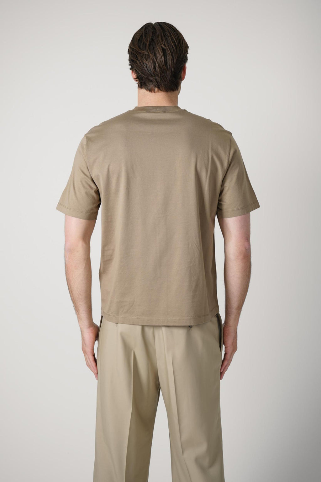 2100010 Stone Island Stellina Front Star Logo T-Shirt Beige/Taupe