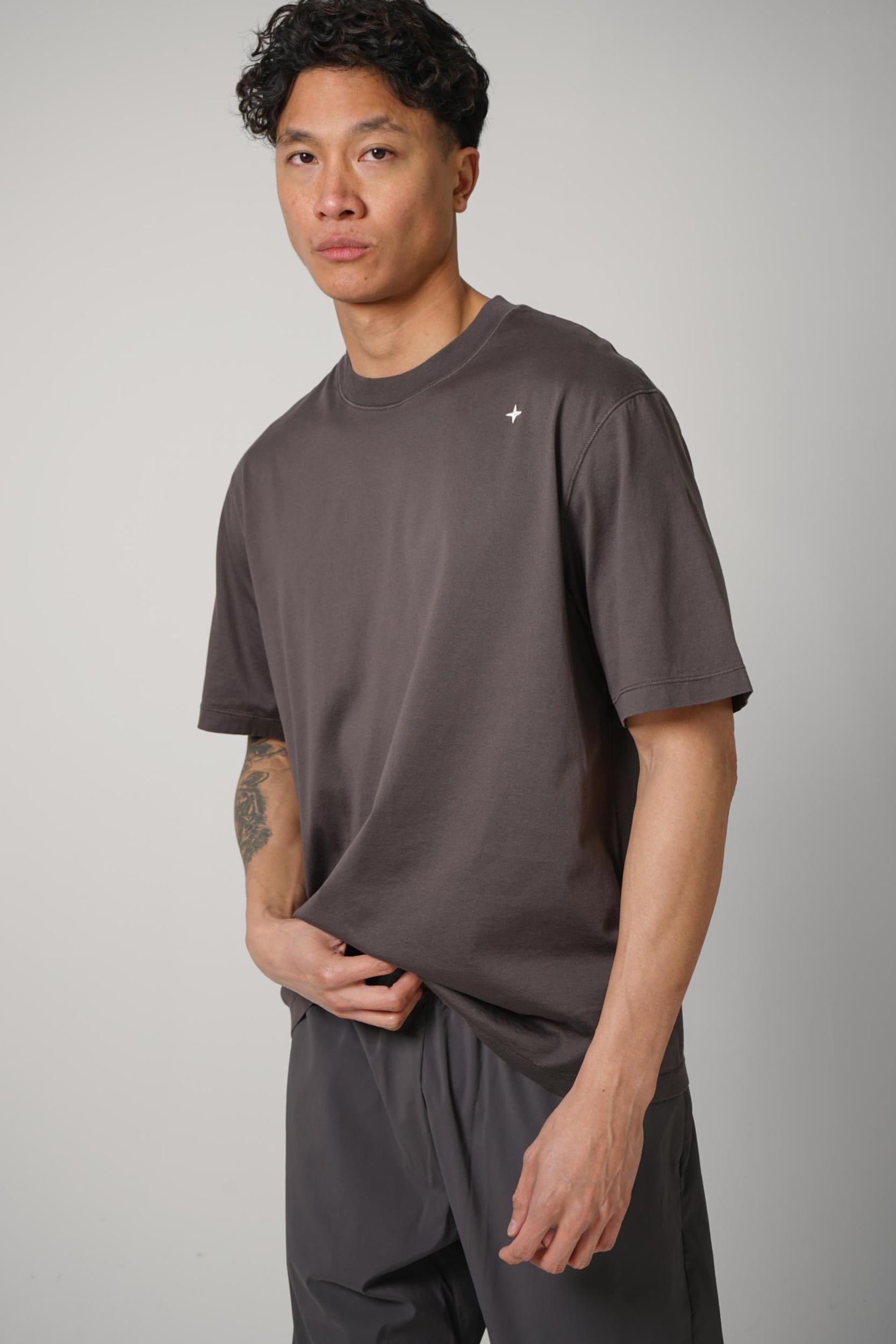 2100010 Stone Island Stellina T-Shirt Charcoal Grey