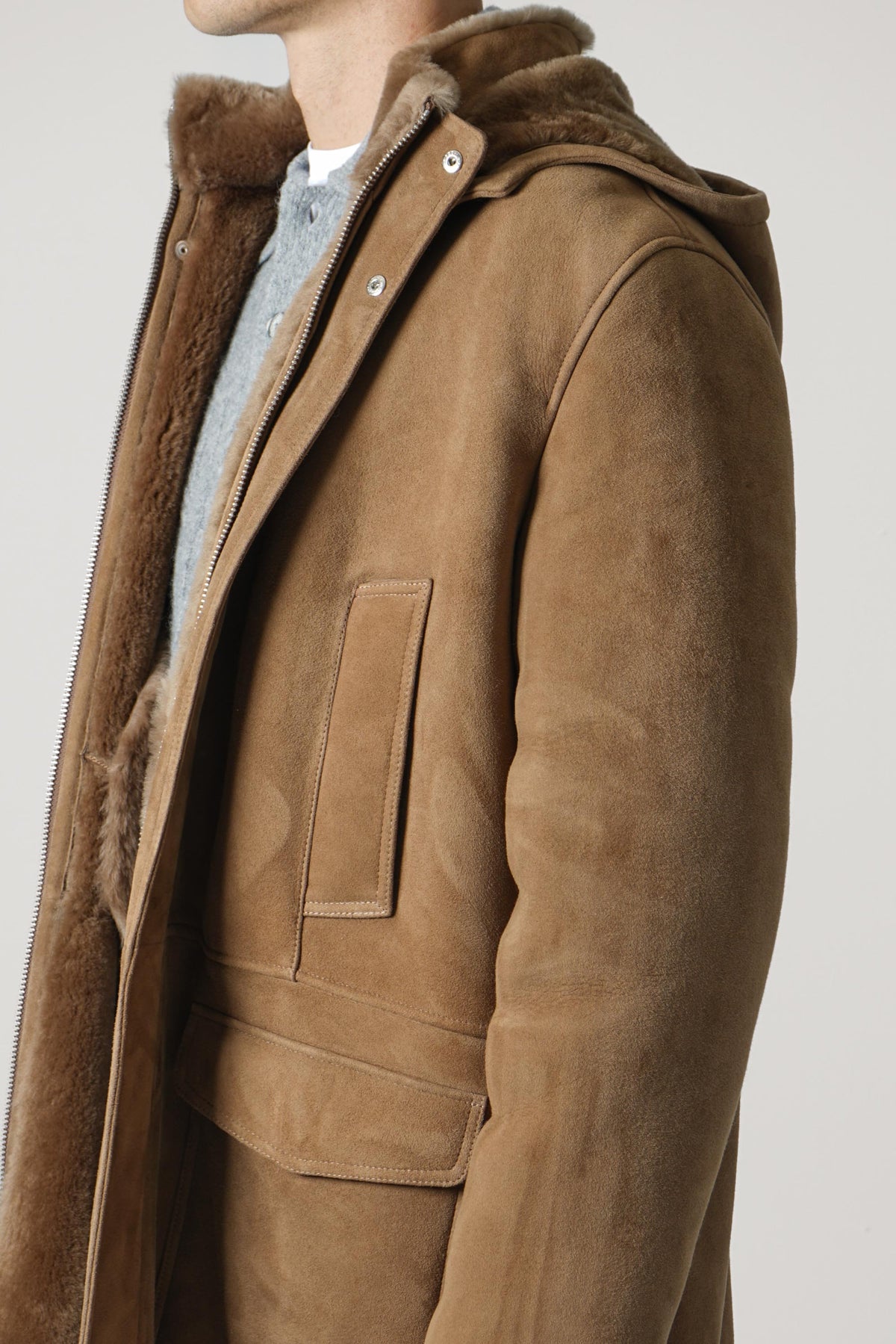 Arma Levy Merino Suede – Carob Brown