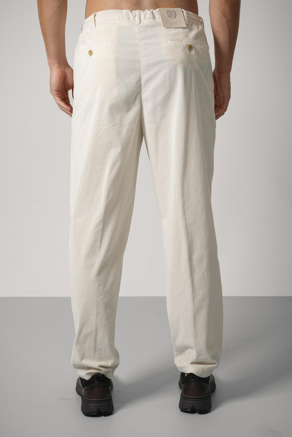 Marco Pescarolo Dieci Zip Trousers – MP05 Beige