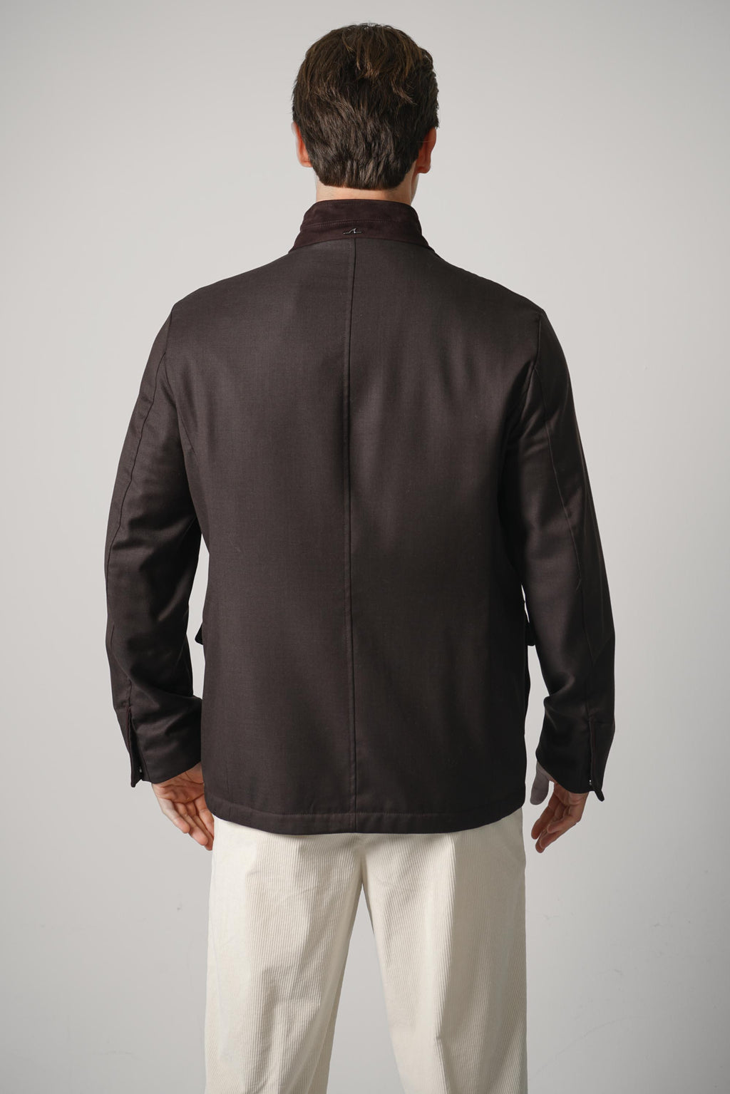 Paul & Shark Field Jacket in Loro Piana Rain System Zelander Wool – 306