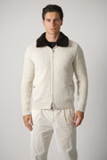 Eleventy Sweater Jacket MAG0H001 – Bianco
