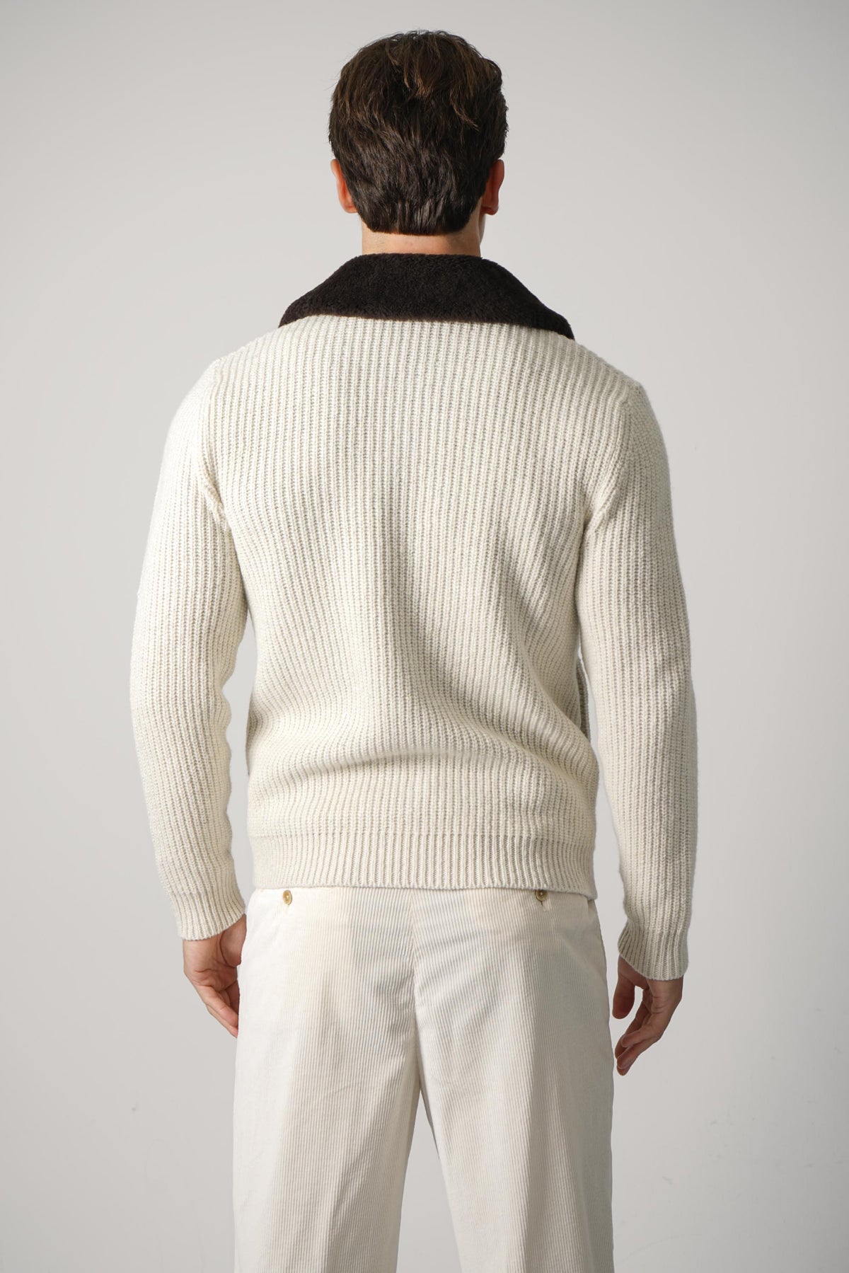 Eleventy Sweater Jacket MAG0H001 – Bianco
