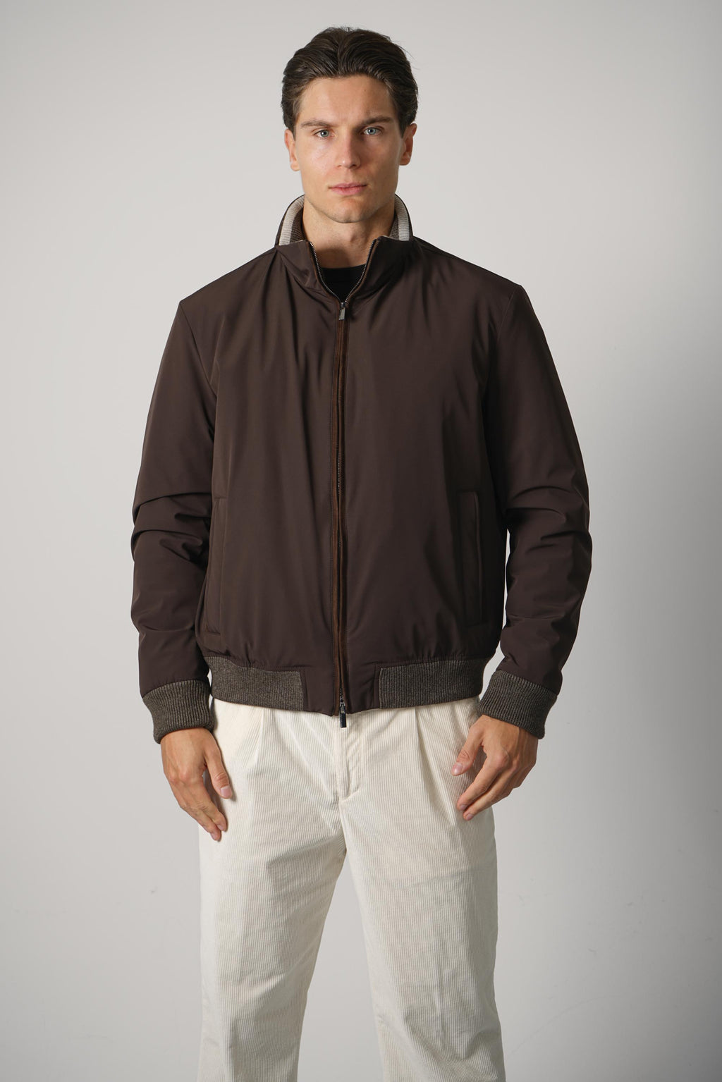 Paul & Shark Bomber Typhoon Re-4X4 Stretch – 306 Brown