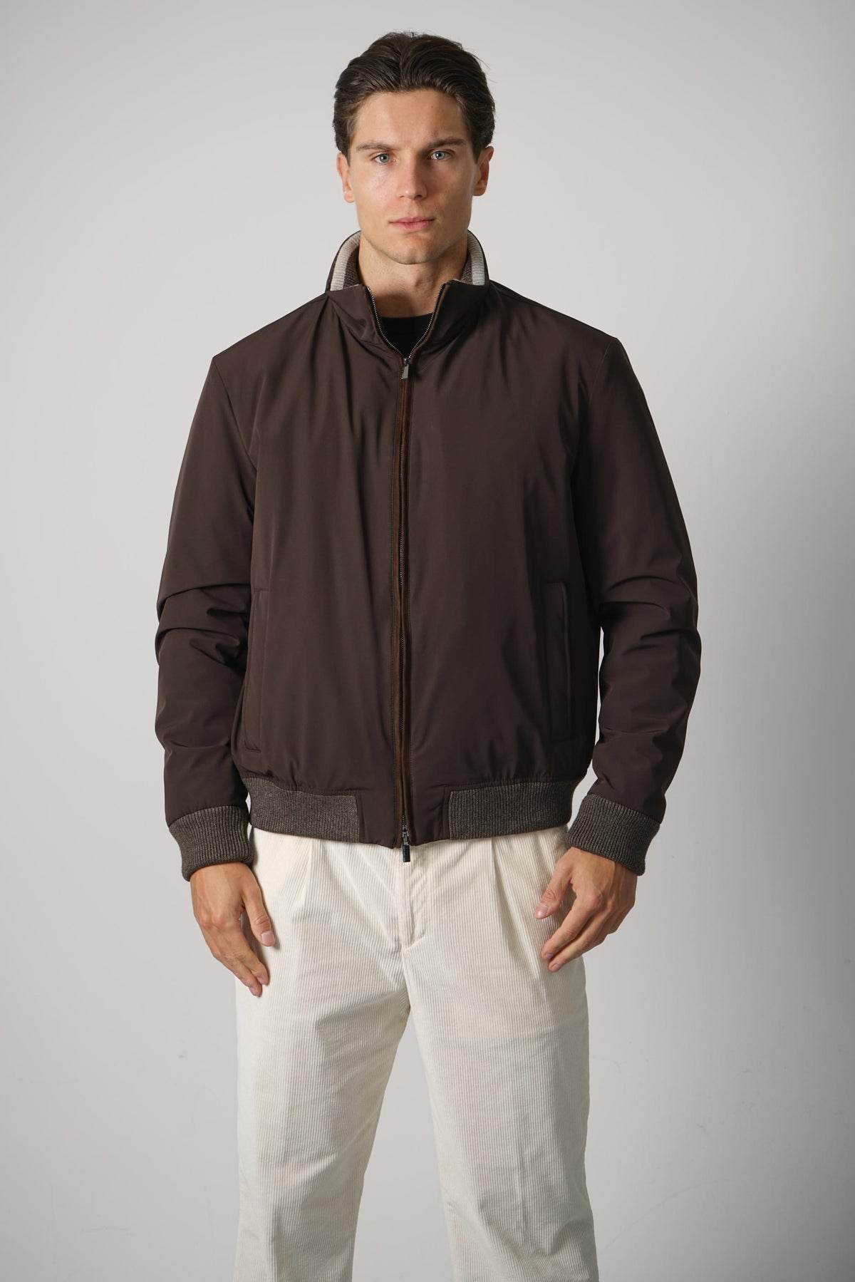 Paul & Shark Bomber Typhoon Re-4X4 Stretch – 306 Brown