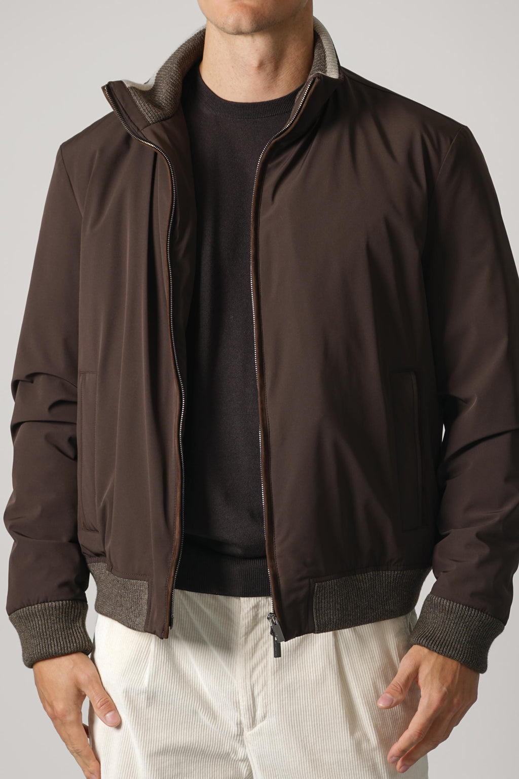 Paul & Shark Bomber Typhoon Re-4X4 Stretch – 306 Brown