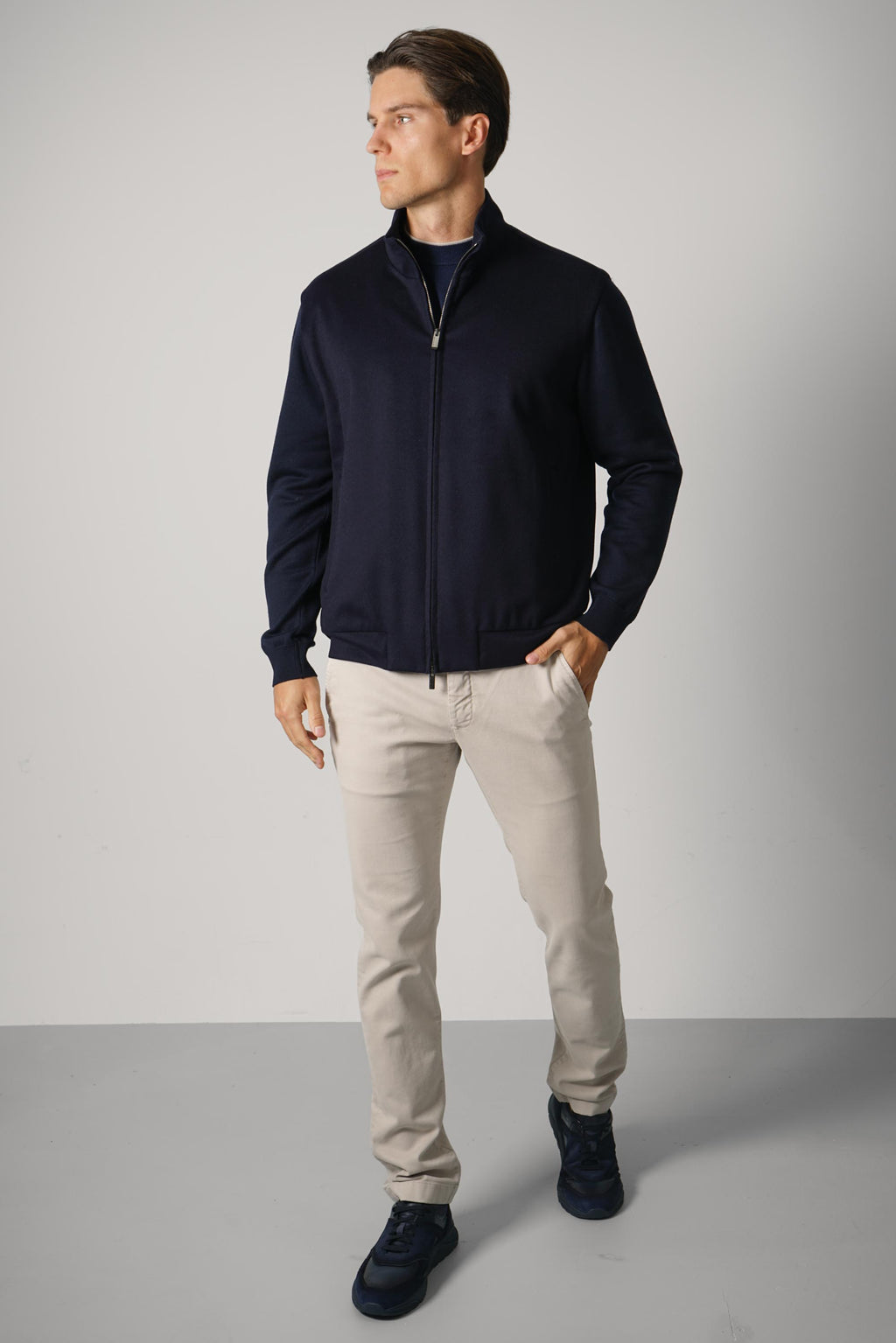 Paul & Shark Hybrid Loro Piana Rain System – 588 Navy