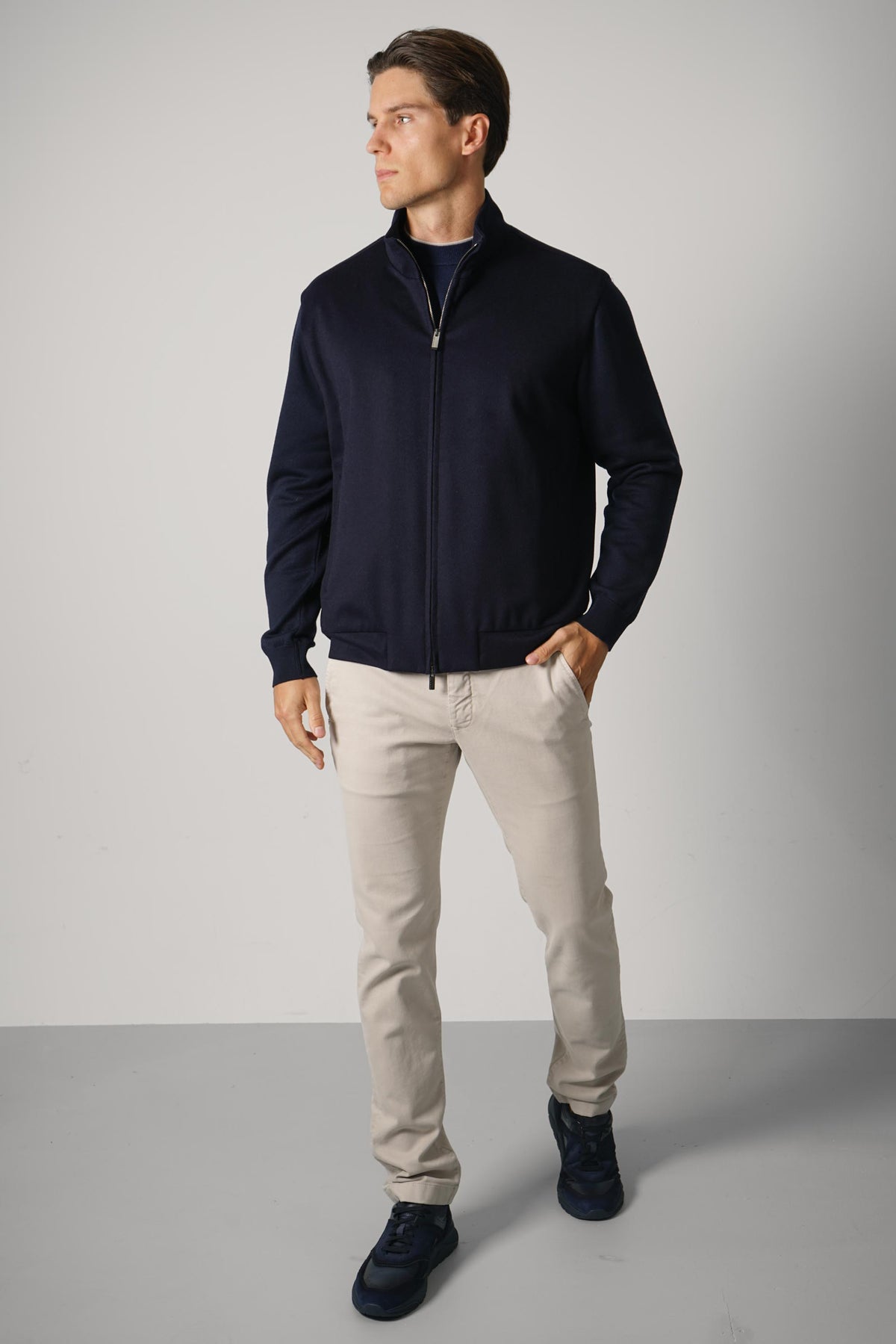 Paul & Shark Hybrid Loro Piana Rain System – 588 Navy