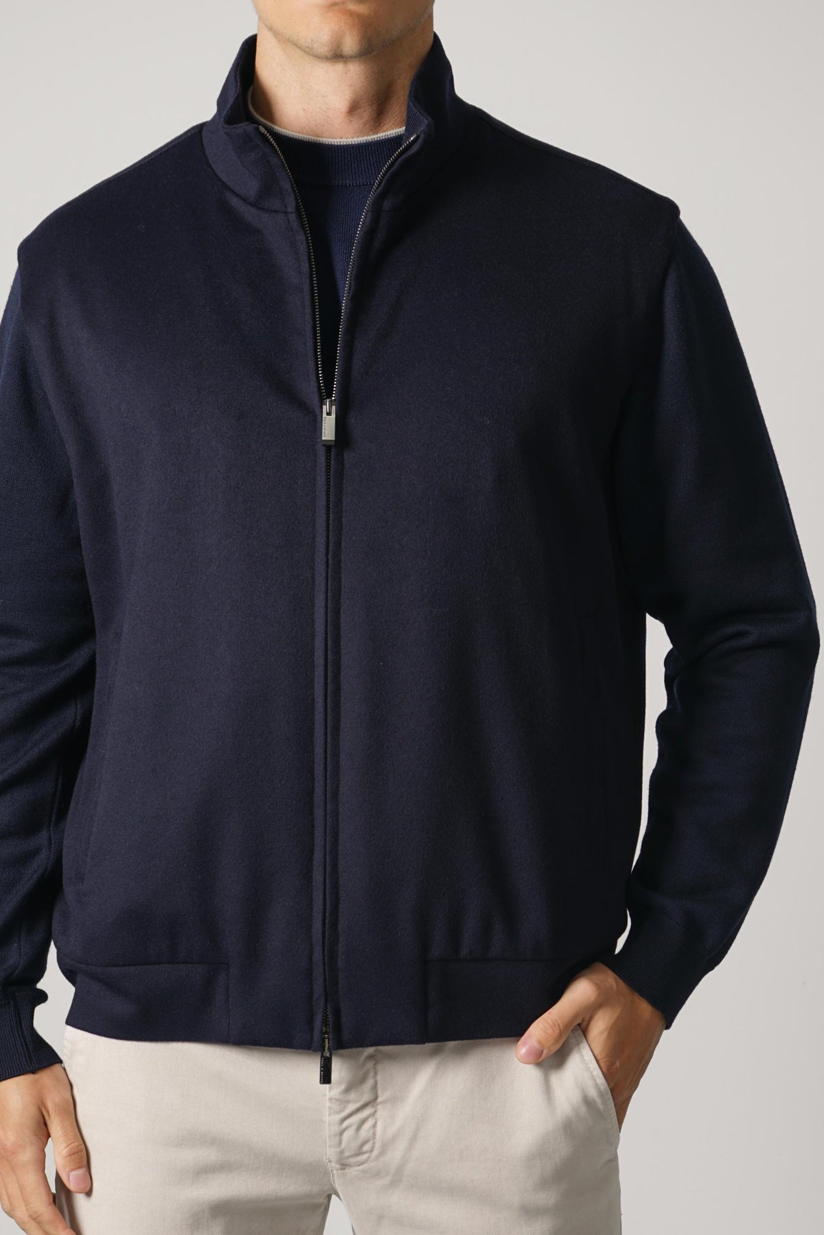 Paul & Shark Hybrid Loro Piana Rain System – 588 Navy