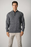Paul & Shark Cashmere Wool Blend Half Zip Sweater – Navy