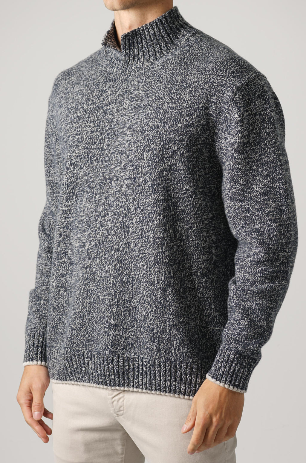 Paul & Shark Knitted Blend Turtleneck  – Navy