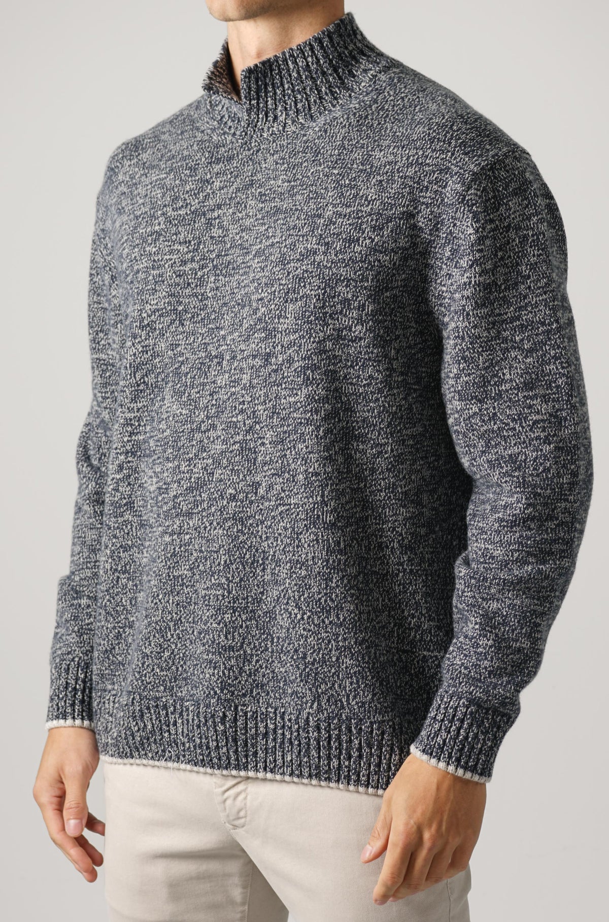 Paul & Shark Knitted Blend Turtleneck  – Navy