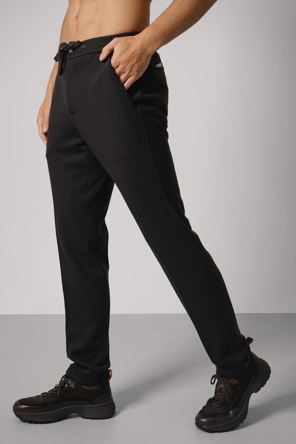 Marco Pescarolo Caracciolo Zip+ris Trousers – 15 Brown