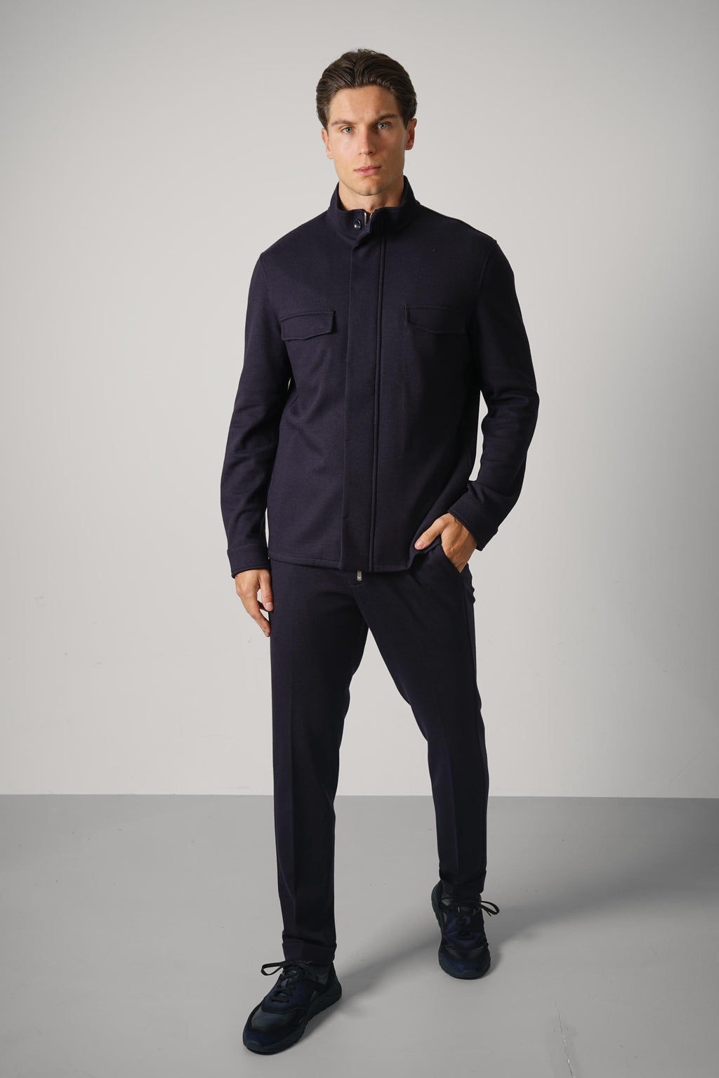 Marco Pescarolo Titan Zip Jacket – 05 Navy