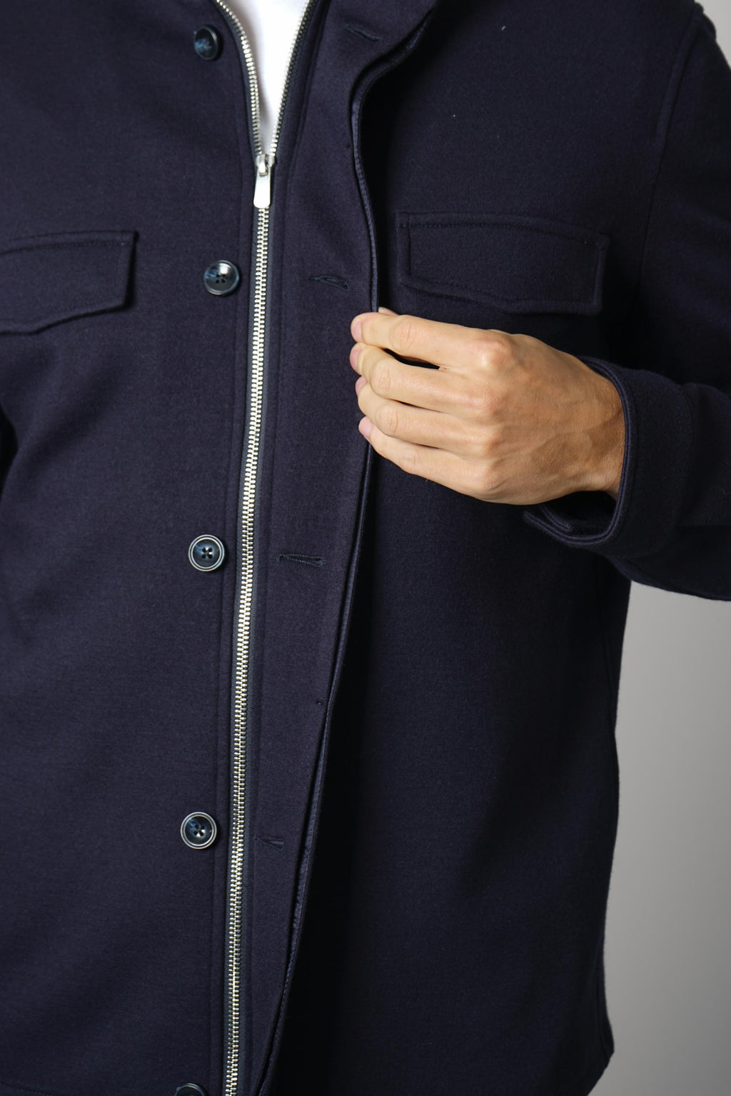 Marco Pescarolo Titan Zip Jacket – 05 Navy